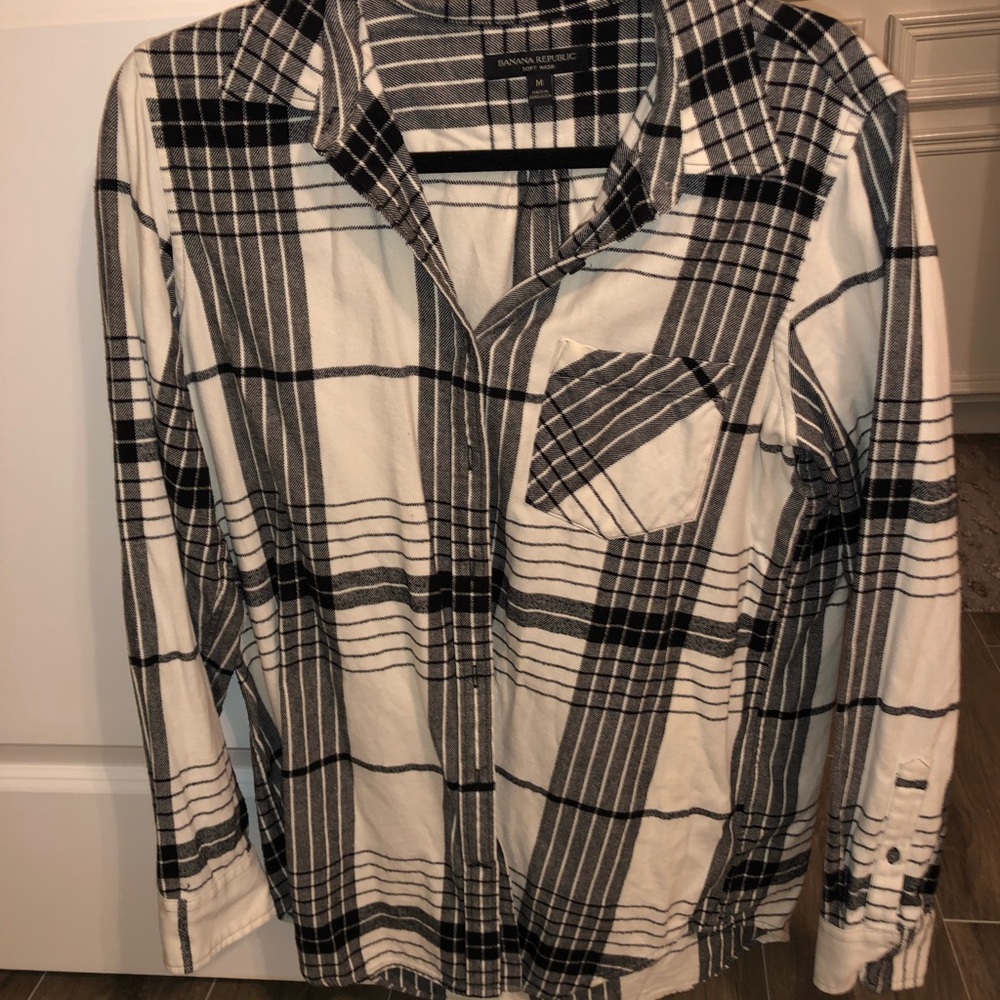 Black and White flannel